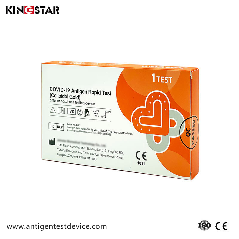 Anterior Nasal Covid-19 Self Test Rapid Antigen Test